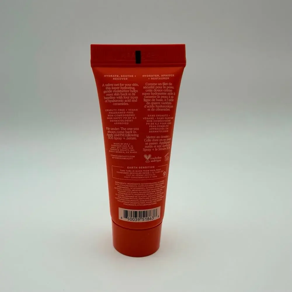 Tower 28 SOS Daily Barrier Recovery Cream 0.68 oz Travel Size